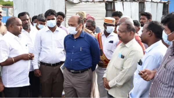 மீன் வளத் துறை திட்டப் பணிகள்: கடலூர் ஆட்சியர் ஆய்வு!
